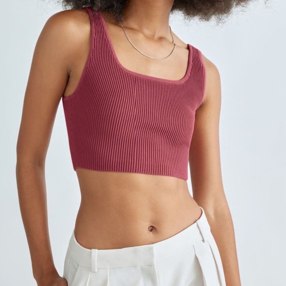 Aritzia Babaton Cropped Tank Top